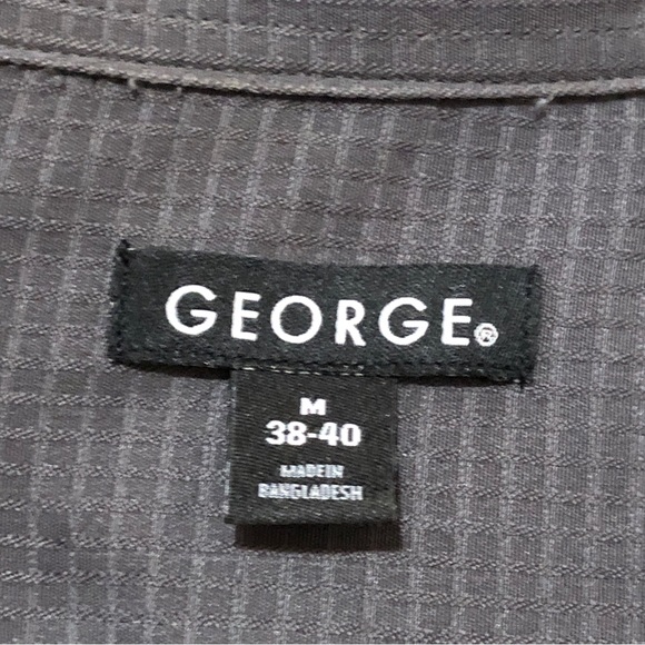 George Long Sleeve Button Down Shirt - Dark Gray - M 38-40 - Picture 10 of 16